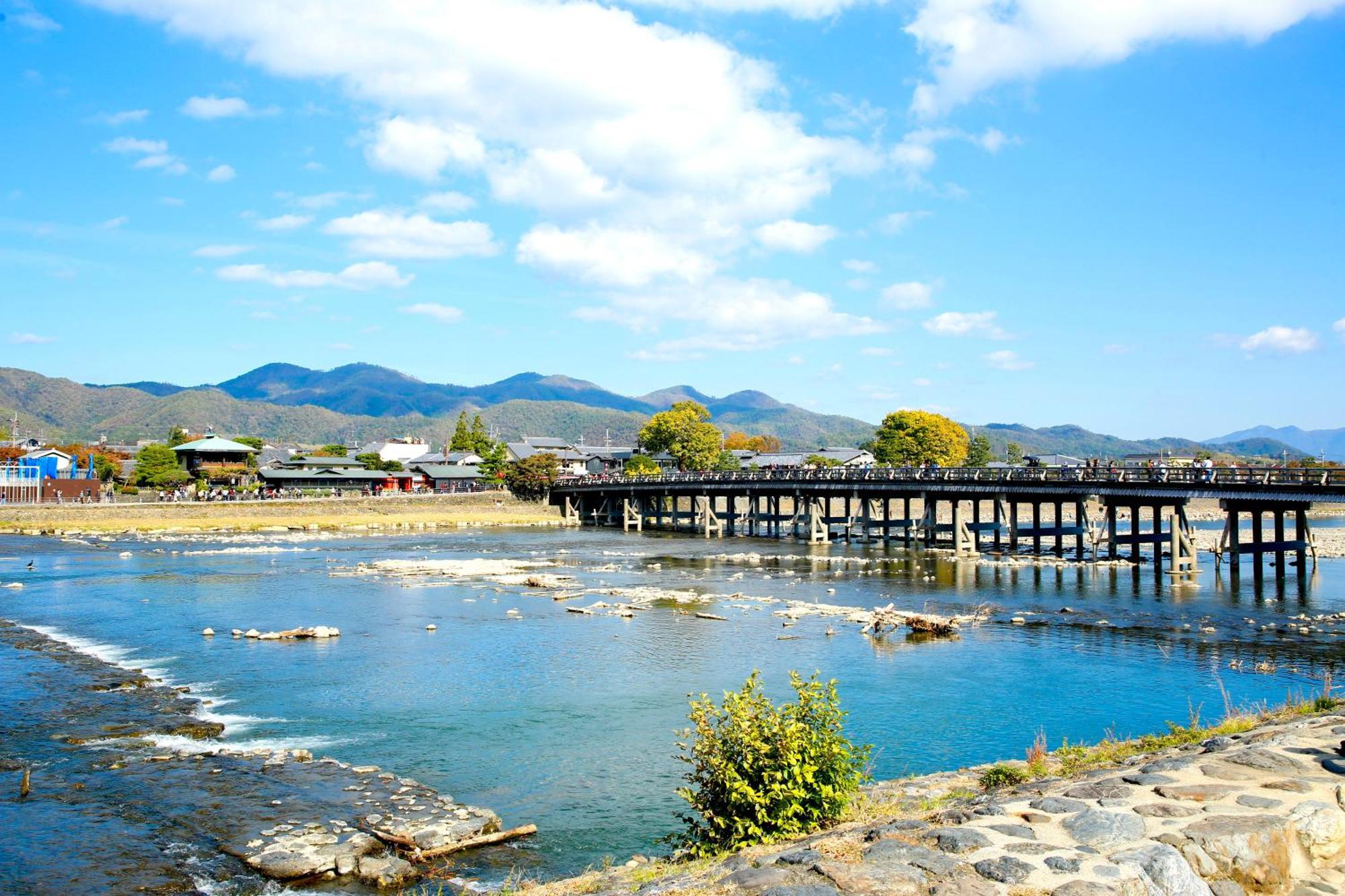 Kyoto Arashiyama Onsen Ryokan Togetsutei Exterior photo